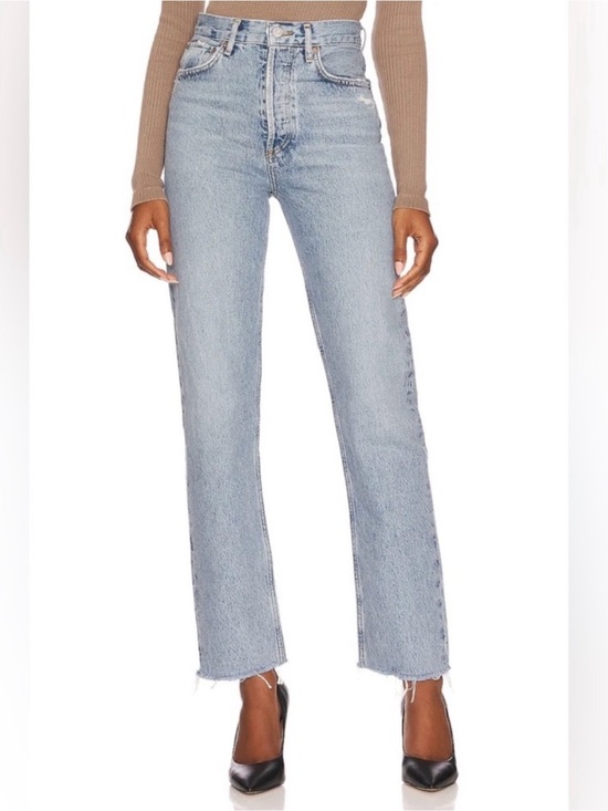 Agolde Denim - Agolde 90s Pinch Waist High Rise Straight Jeans Plus Size 33